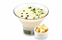  Крем-суп из копченой куриной грудки